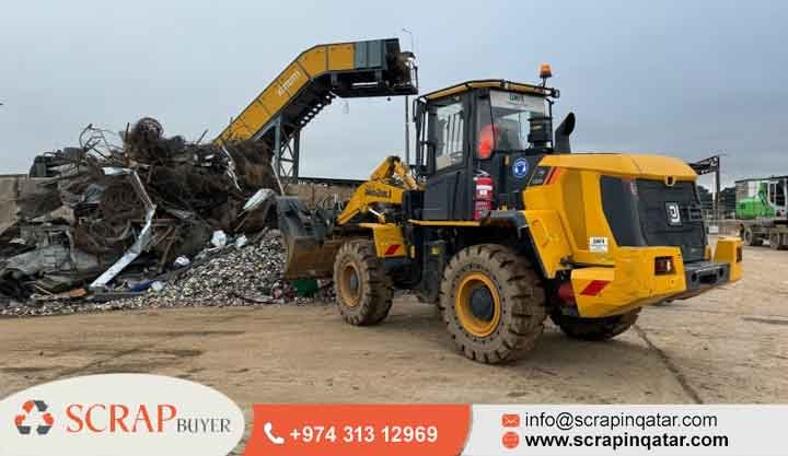 scrap wheel loader buyer mesaieed