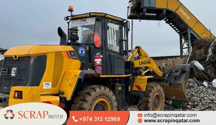 scrap wheel loader buyer doha